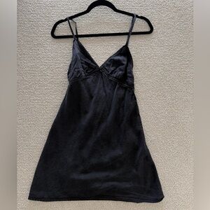 ZARA Black Women's Slip Dress Denim